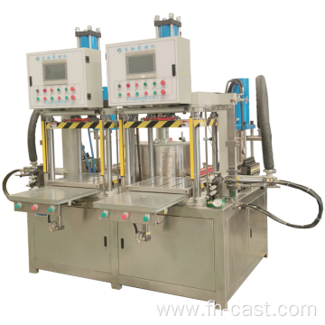 Double-station 16T water soluble wax injection machine
